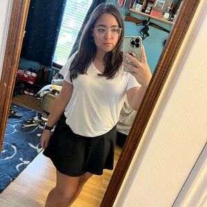 Shein Pleated Skirt w/ Built-In Shorts & Pockets – Size L